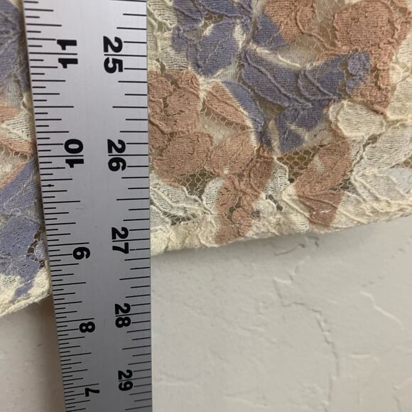 Anthropologie Top Blouse Meadow Rue Anja Floral Lace Mesh  - L - Picture 3 of 7